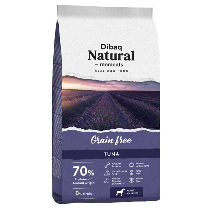 Dibaq Natural Moments Grain Free Adult Atun Pienso Para Perros - Pienso para Perros