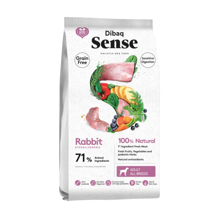 Dibaq Sense Grain Free Adult Sensitive Conejo Pienso Para Perros - Pienso para Perros