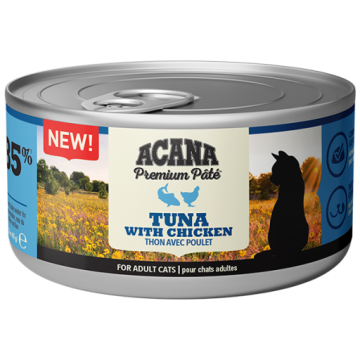 Acana Premium Pate Cat 24 Unidades Atún Y Pollo