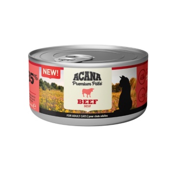 Acana Premium Pate Cat 24 Unidades Carne De Res