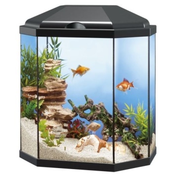 Acuario Aqua 30 Led Negro