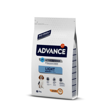 Advance Medium Light Pollo y Arroz Pienso Para Perros