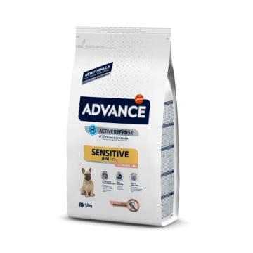 Advance Sensitive Mini Salmon y Arroz Pienso Para Perros