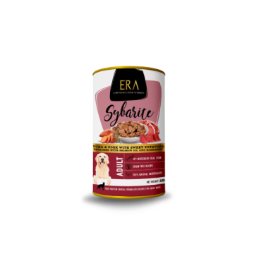 Era Sybarite Adult Tuna Y Pork with Sweet Potatoes enriched with Salmon oil and Rosemary