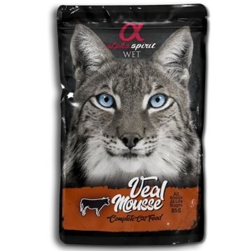 Alpha Spirit gato pouch mousse ternera