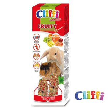 Cliffi Barritas Conejo Y Cobaya Fruity 2 Unidades