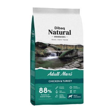 Dibaq Natural Moments Adult Maxi Pollo y Pavo Pienso Para Perros - Pienso para Perros