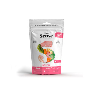 Dibaq Sense Dental Cerdo Snack Para Perros - Blancos (semi-húmedos)