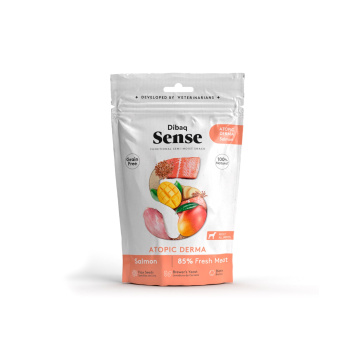 Dibaq Sense Derma Salmon Snack Para Perros - Blancos (semi-húmedos)