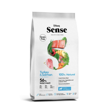 Dibaq Sense Grain Free Puppy Salmon y Pavo Pienso Para Perros - Pienso para Perros