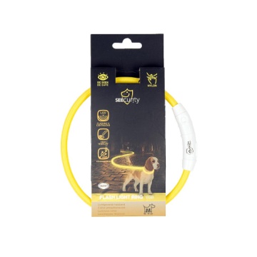 Duvo Seecurity Collar Led Nylon Redondo amarillo