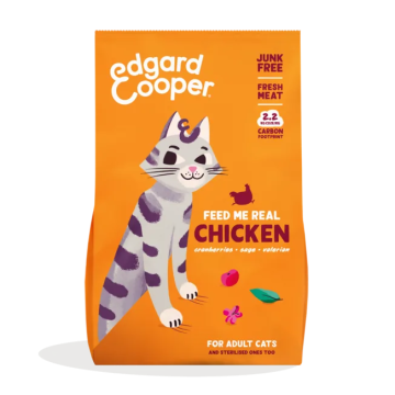 Edgard Y Cooper Pienso de pollo sin cereales para gatos