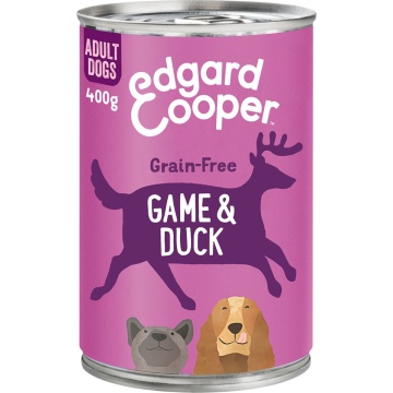 Edgard Y Cooper Lata de comida para perros con carne de caza y pato sin cereales