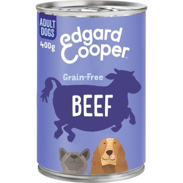 Edgar Y Cooper Lata de comida para perros con ternera sin cereales 