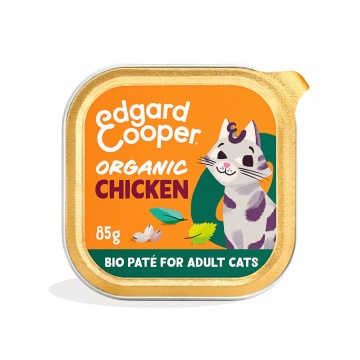 Edgard Y Cooper Paté de pollo ecológico sin cereales para gatos