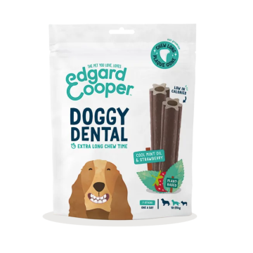 Edgard Y Cooper Doggy Dental Sticks Aardbei