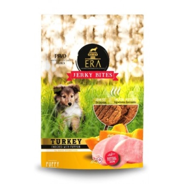 Era Jerky Puppy Snack Turkey Enriched With Pumpkin