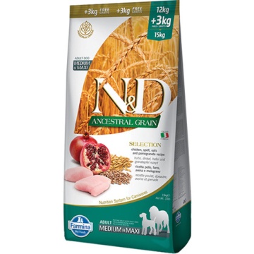 Farmina NYD Ancestral Dog Selection Med Maxi Pollo