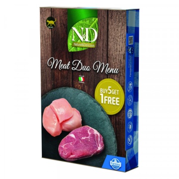 Farmina NYD Natural Cat Meat Duo Menu