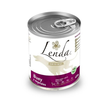 Lenda Nature Buey con Guisantes Lata Para Perros