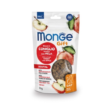 Monge Gift Gatos Meat Minis Dental Conejo Con Manzana