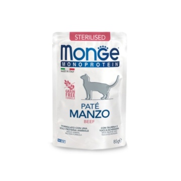 Monge Pouches Para Gato Adulto Con Ternera