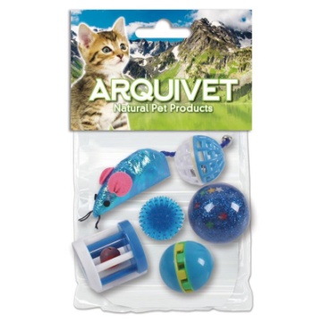 Arquivet Kit Juguetes Para Gatos Azul