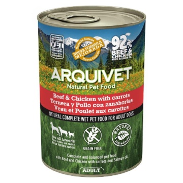 Arquivet Comida Húmeda Para Perros Adultos De Ternera Y Pollo