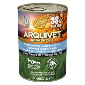 Arquivet Comida Húmeda Para Perros Mayores Pollo