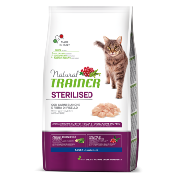 Natural Trainer Gato Adulto Esterilizado De Pavo