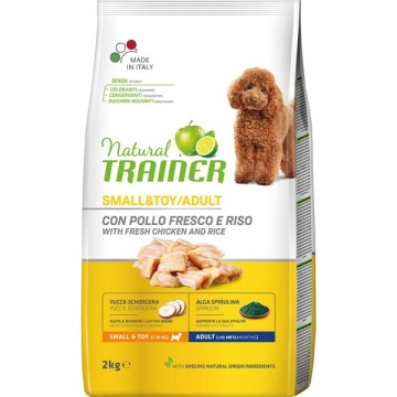 Natural Comida Para Perros Mini Adultos Entrenador Con Pollo Fresco Y Arroz