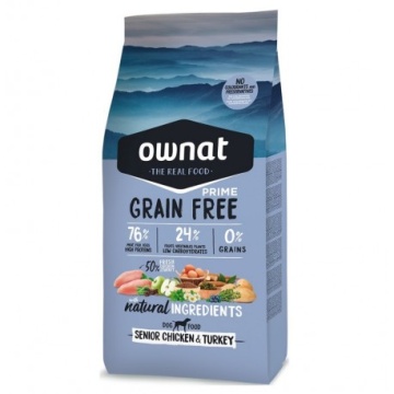 Ownat Grain Free Senior Chicken Y Turkey