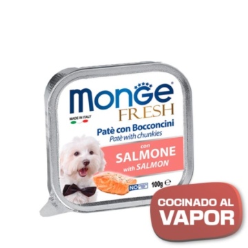 Monge Paté Para Perro Con Trozos De Salmón