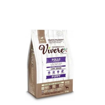 Vivere Pienso Con Pollo Bajo En Cereales Para Cachorros De Perros Pequeños