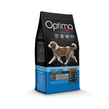 Optima Pienso Para Perros Cachorros Y Grande De Pollo Y Arroz