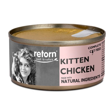 Retorn Latas Gato Kitten Pollo