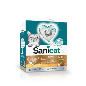 Sanicat Bentonita Aglomerante Clumping Aroma Active