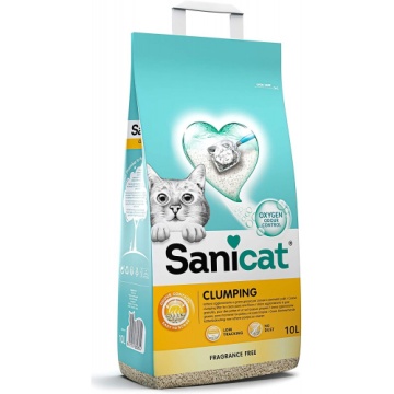 Sanicat Bentonita Aglomerante Clumping Sin Aroma