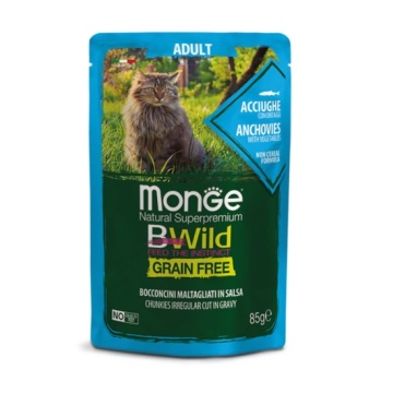 Monge Snacks Bwild Para Gato Adulto De Anchoa