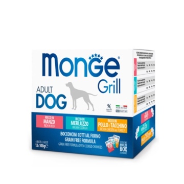 Monge Snacks Multi Pouches Para Perro Con Ternera