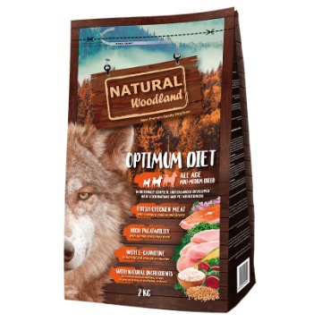 Natural woodland Receta Optimum Mini Y Medium